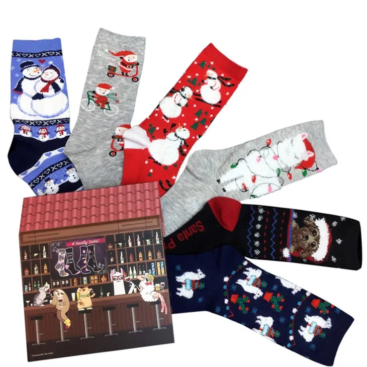 Mitjons de Nadal divertits per a dones